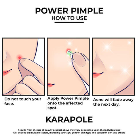 How to use product (Pimple)